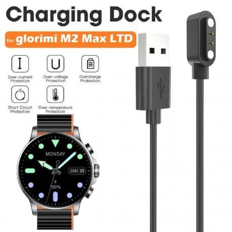 کابل شارژ ساعت هوشمند گلوریمی مدل Glorimi M2 Max LTD