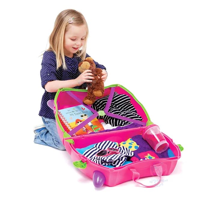 چمدان چرخدار صورتی ترانکی Trunki — تصویر ۳