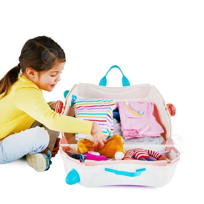 چمدان چرخدار سفید ترانکی Trunki — تصویر ۴