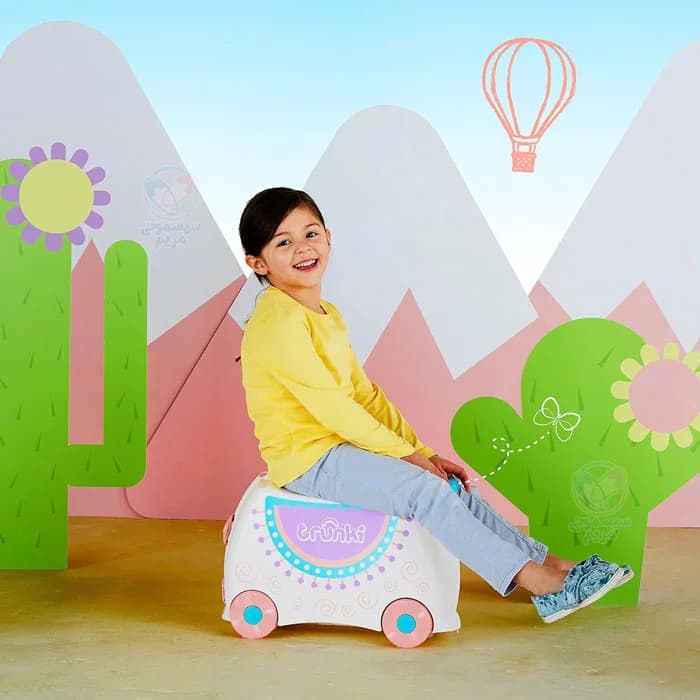 چمدان چرخدار سفید ترانکی Trunki — تصویر ۷