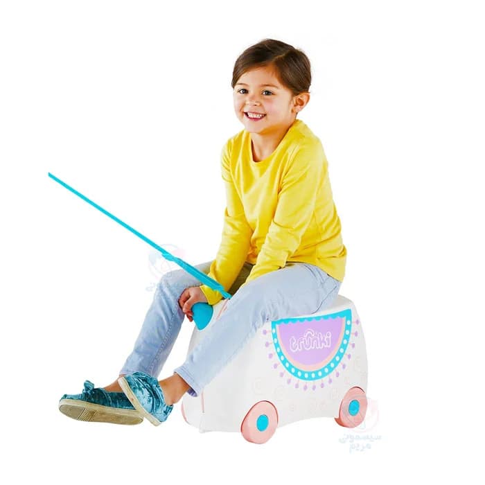 چمدان چرخدار سفید ترانکی Trunki — تصویر ۵