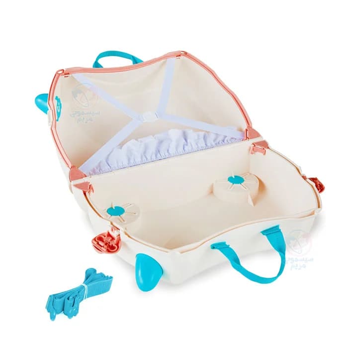 چمدان چرخدار سفید ترانکی Trunki — تصویر ۳