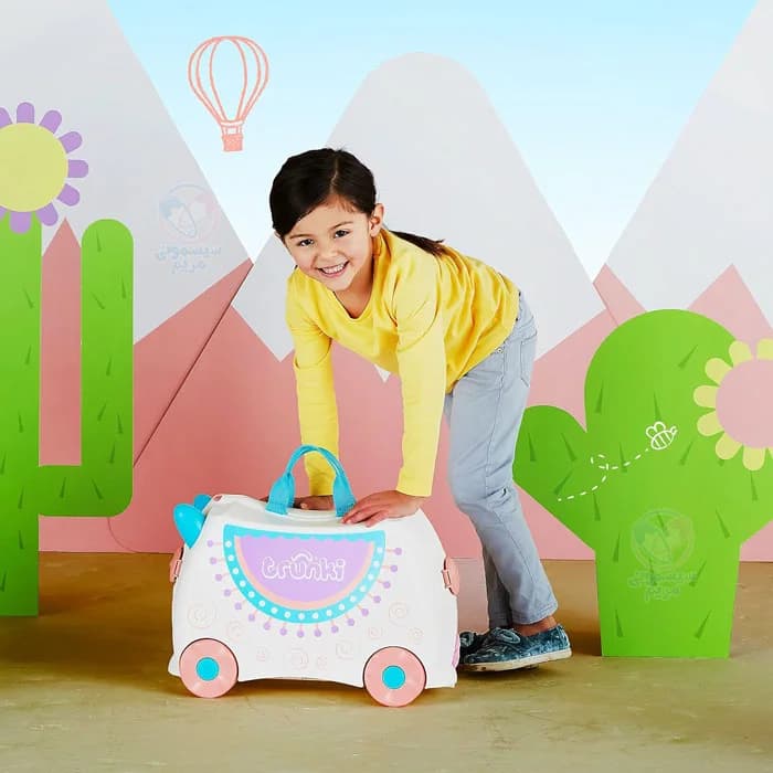 چمدان چرخدار سفید ترانکی Trunki — تصویر ۶