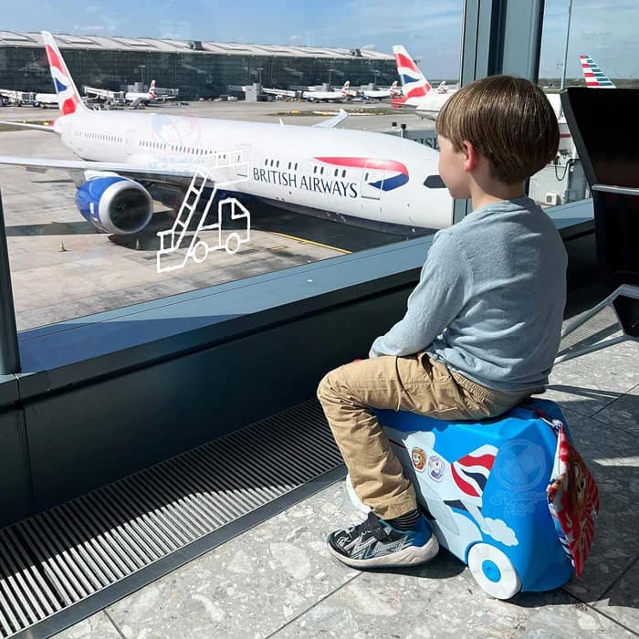 چمدان چرخدار هواپیما ترانکی Trunki — تصویر ۶