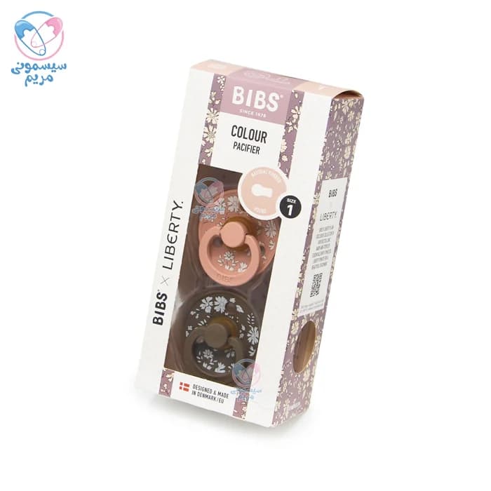 پستانک گلدار دو عددی 0 تا 6 ماه بیبز Bibs — تصویر ۴