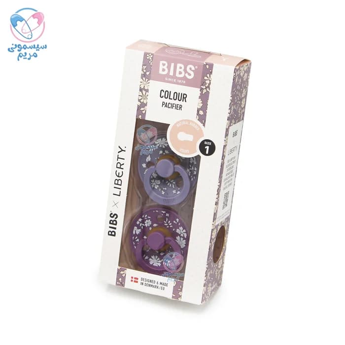 پستانک گلدار دو عددی 0 تا 6 ماه بیبز Bibs