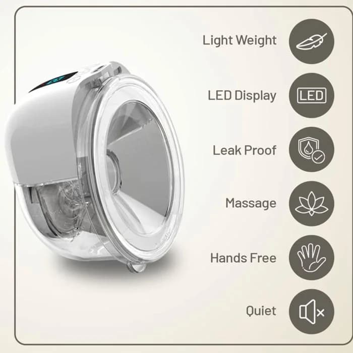 شیردوش پرتابل وربل Wearable RH668 — تصویر ۳