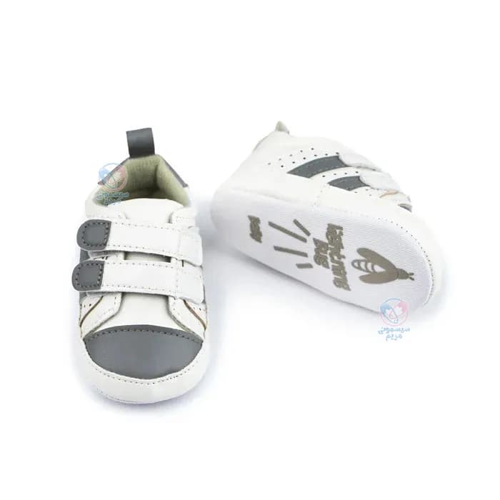 پاپوش دو چسب بغل دو خط طوسی مادرکر Mothercare — تصویر ۲