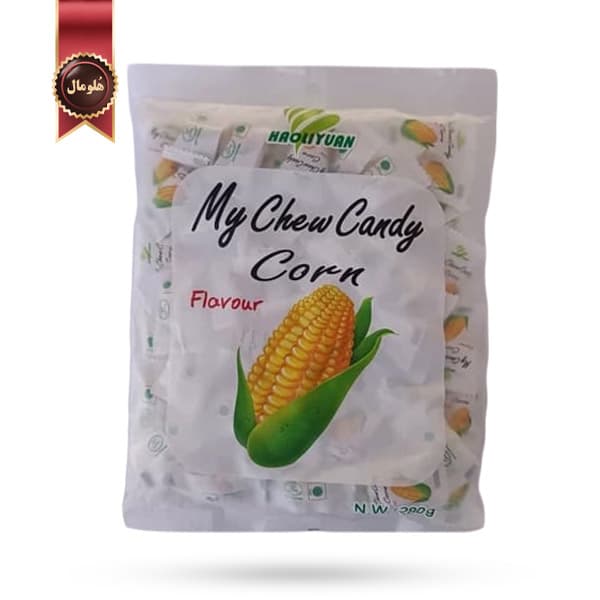 تافی جویدنی هاولی‌یوان Haoliyuan مدل ذرت شیرین مای چویی کندی My Chew Candy corn وزن 280 گرم (اورجینال)