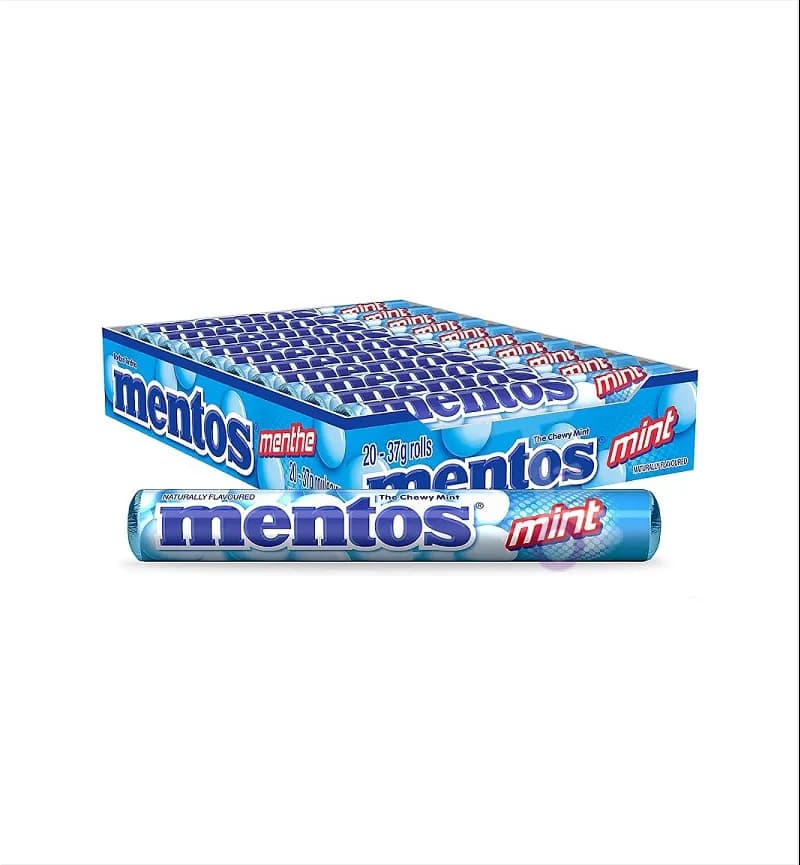 آبنبات لوله ای منتوس Mentos طعم نعناع