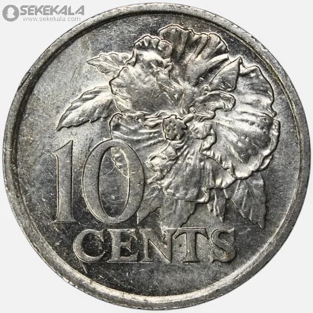 سکه 10 سنت کمیاب ترینیداد و توباگو 1980 (UNC)