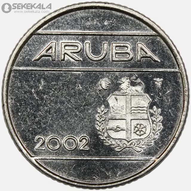 سکه 10 سنت آروبا 2002 (مستعمرات هلند)(AU)