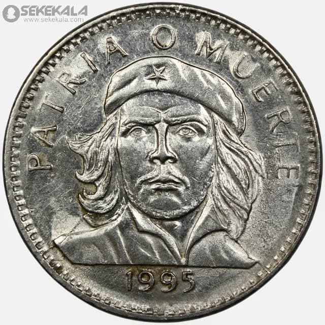سکه 3 پزو کمیاب کوبا 1995 (ارنستو چه گوارا)
