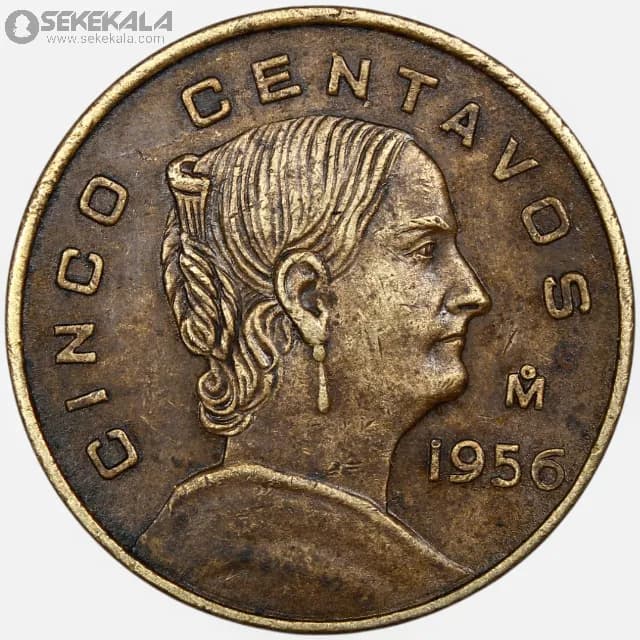 سکه 10 پزو مکزیک 1956