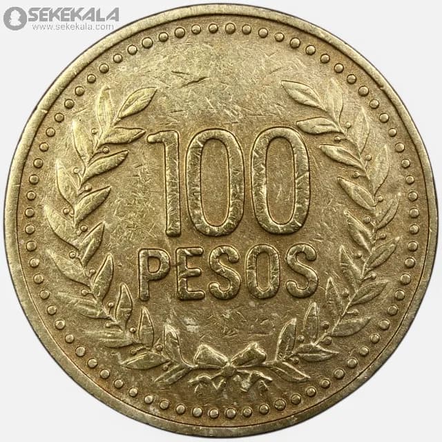 سکه 100 پزو کلمبیا 1994-1995
