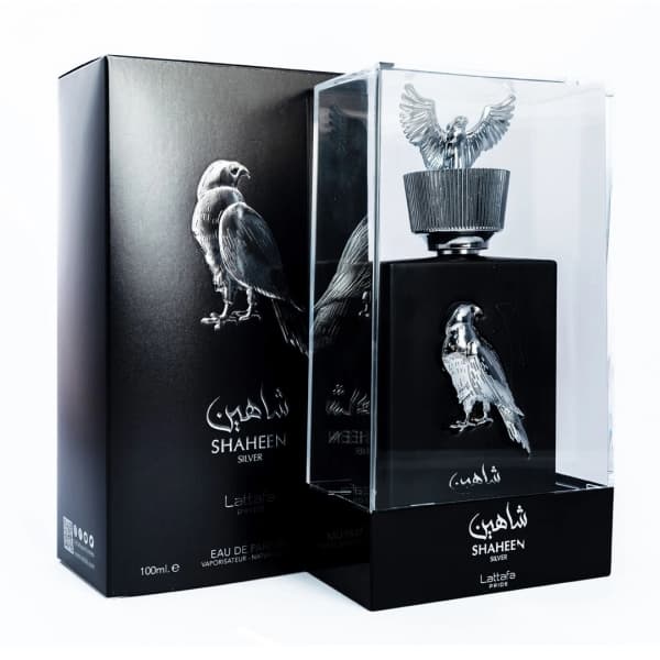 عطر ادکلن شاهین سیلور اصلی و اورجینال لطافه پراید LATTAFA PRIDE SHAHEEN SILVER