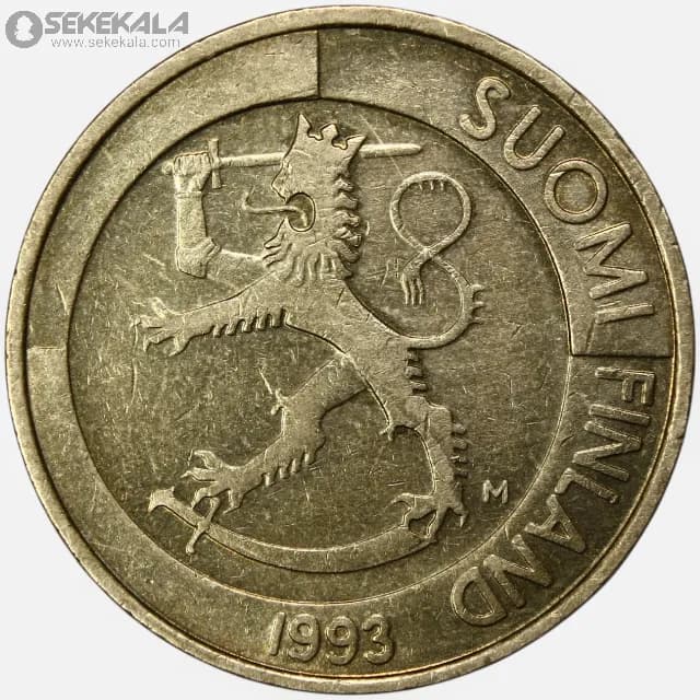سکه 1 مارکا فنلاند 1993