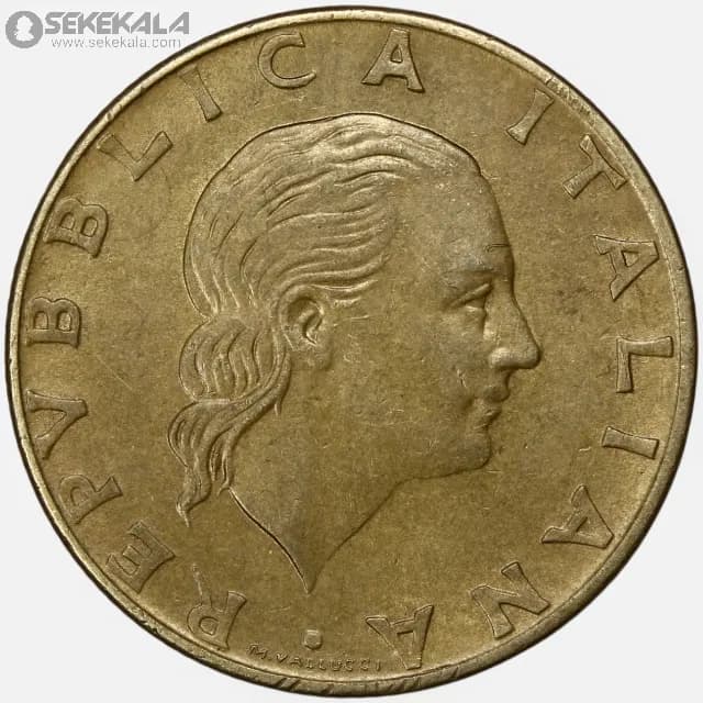 سکه 200 لیره یادبودی ایتالیا 1990 (صدمین سالگرد شورای ایالتی ایتالیا) — تصویر ۲