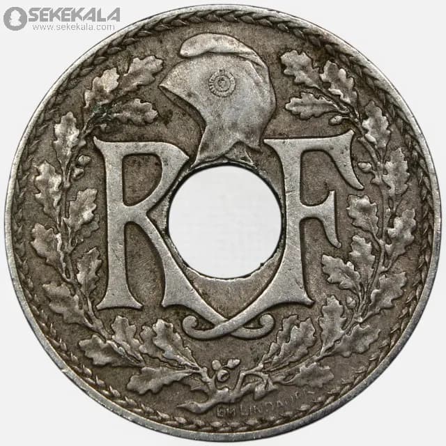 سکه 10 سنتیم فرانسه 1919 (جمهوری سوم) — تصویر ۲