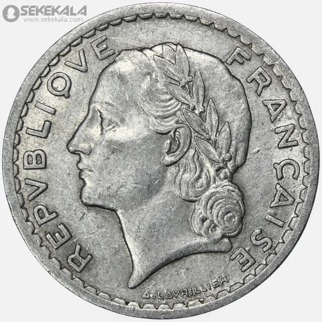 سکه 5 فرانک فرانسه 1947 (جمهوری چهارم)