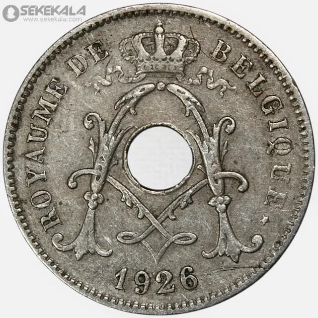 سکه 10 سنتیم بلژیک 1926 (آلبرت اول) — تصویر ۲