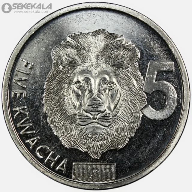 سکه 5 کواچا کمیاب زامبیا 2025 (UNC)