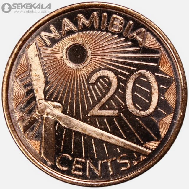سکه 20سنت کمیاب نامیبیا 2025 (UNC)
