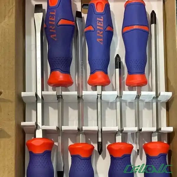 ست پیچ گوشتی 7 عددی آریل مدل PGZ-0710 (ضربه خور ) — تصویر ۲