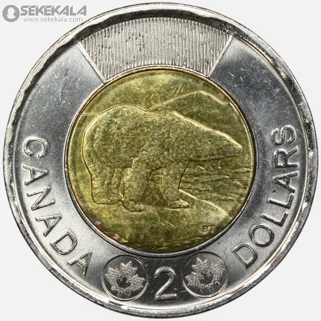سکه 2 دلار کمیاب کانادا 2025 (چارلز سوم)(UNC) — تصویر ۲