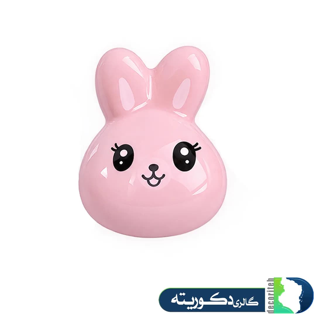 دستگیره تک پیچ عروسکی سرامیکی خرگوشی برند کاپران