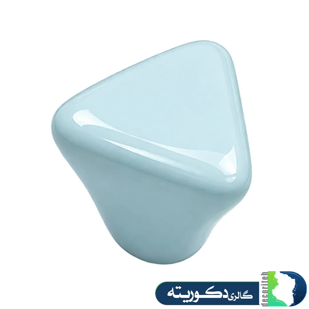 دستگیره تک پیچ عروسکی سرامیکی مثلث برند کاپران