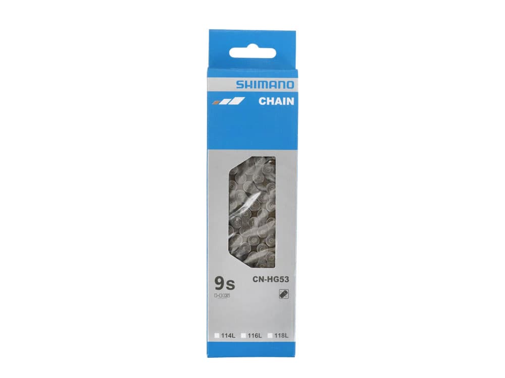 زنجیر دوچرخه شیمانو Shimano CN-HG53-9SP 116L — تصویر ۲