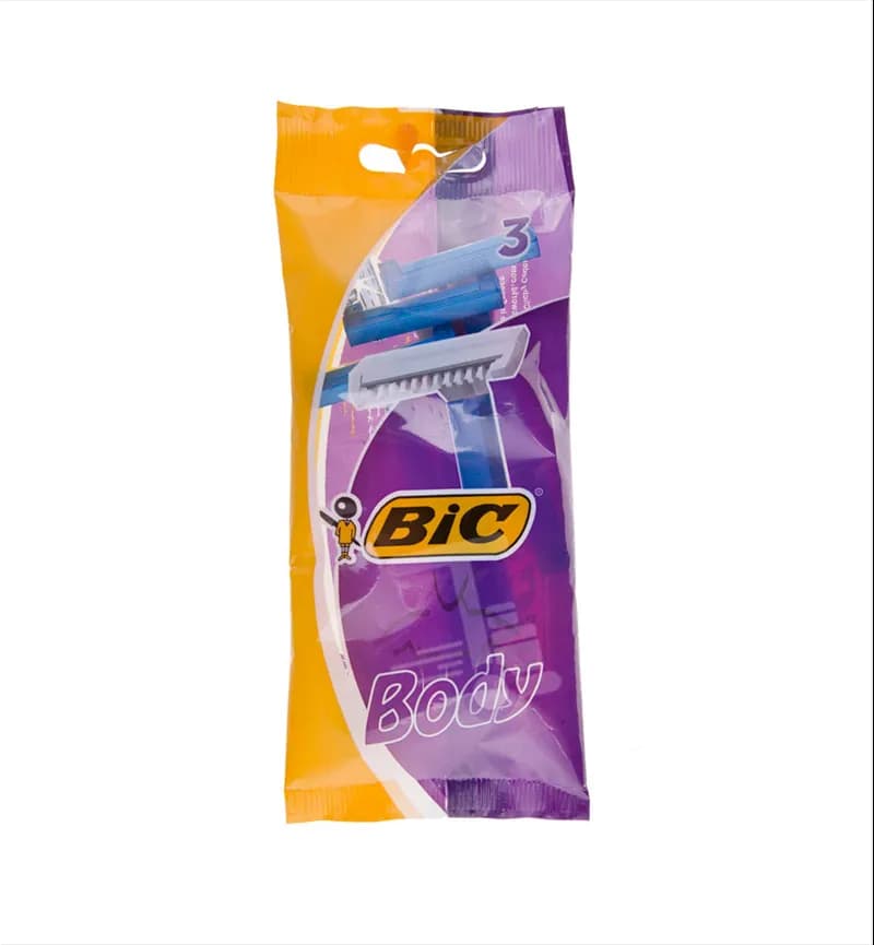 تیغ تک لبه بیک Bic شانه دار مدل Body