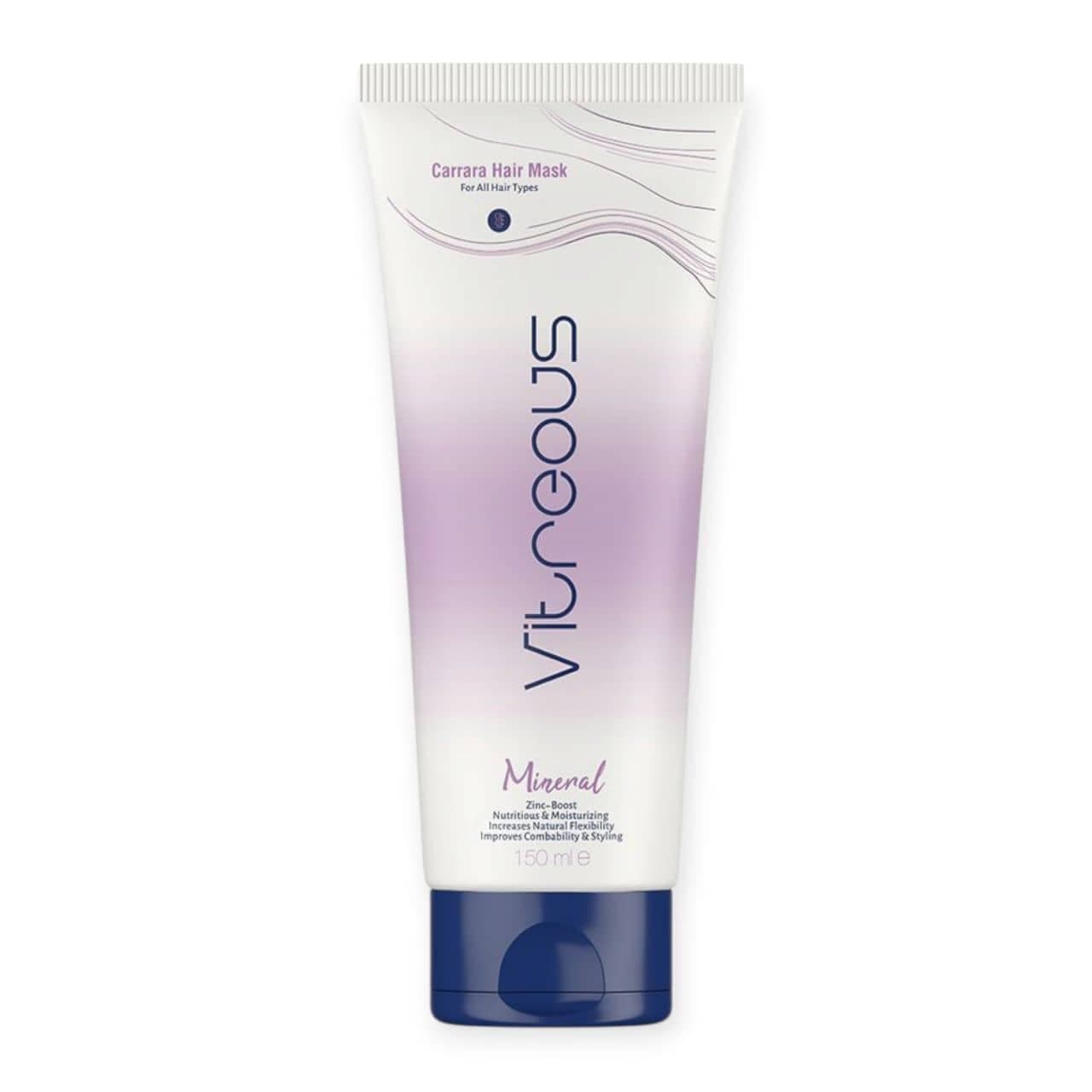 ماسک انواع مو ویتروس Vitreous مدل کررا مینرال حجم 150 میل