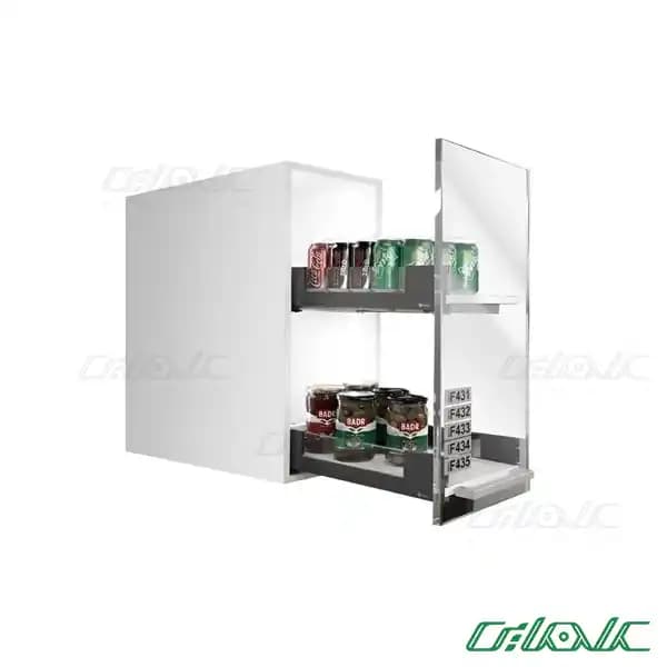 سوپر لردر کوتاه زیر صفحه اسلیم شیشه با عرض آزاد فانتونی مدل F435