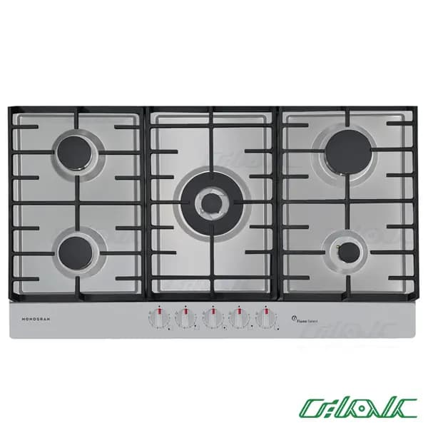 اجاق گاز استیل مونوگرام مدل MGBH 915 XS 51 GE PRO