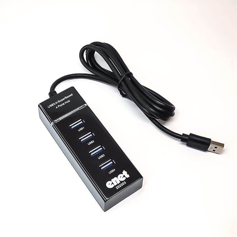 هاب چهار پورت USB3.0 مدل E-24D | کابل 1.2 متر