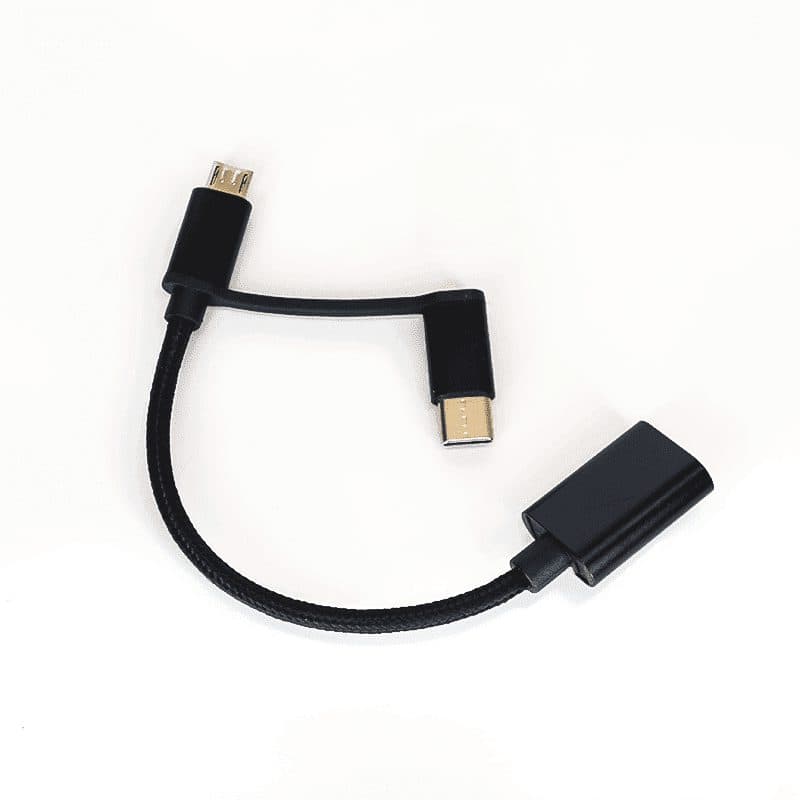 تبدیل او تی جی TWO in one OTG تایپ سی و میکرو — تصویر ۲