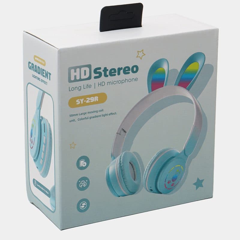 هدفون عروسکی مدل SY-29R | هدست عروسکی بلوتوثی — تصویر ۳