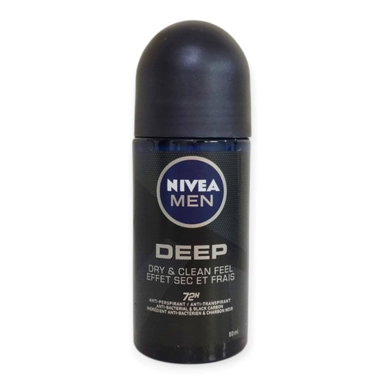 مام رول ضدتعریق مردانه 72 ساعته نیوآNIVEA مدل دیپ درای حجم 50 میل