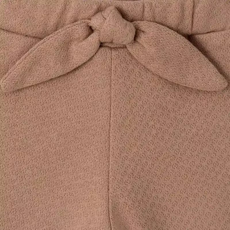 شلوار نخ پنبه نسکافه ای رافائلا — تصویر ۲