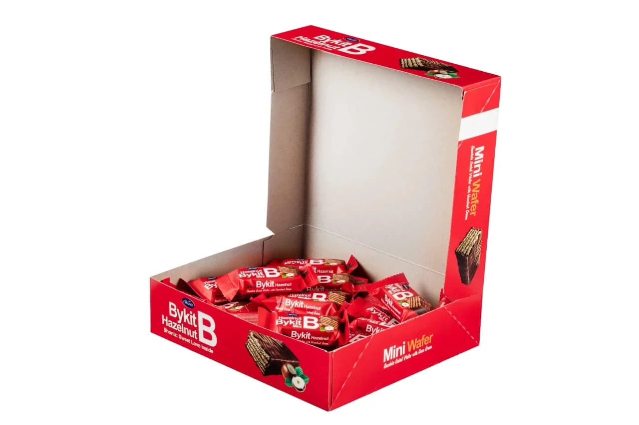ویفر شکلاتی مینی بایکیت فندقی شونیز – 500گرم — تصویر ۲