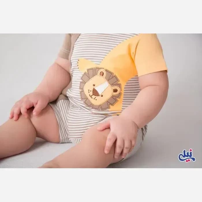 رامپر نوزادی شیر نخ پنبه ضد حساسیت — تصویر ۳