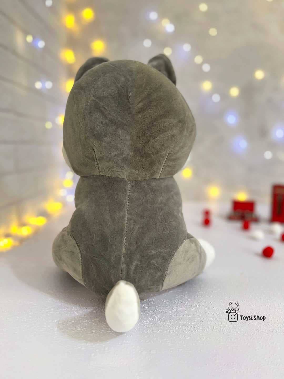 عروسک سگ هاسکی بزرگ — تصویر ۵
