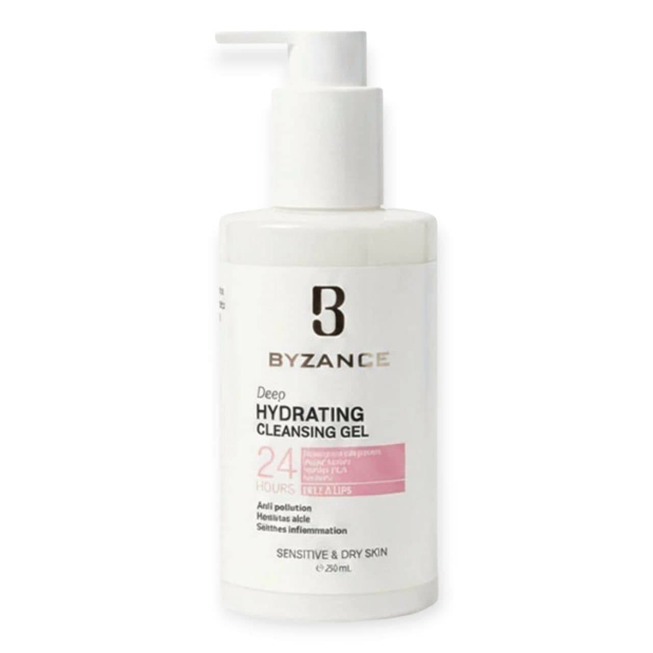 ژل شستشوی صورت پوست خشک و حساس بیزانس BYZANCE مدل Purifying حجم 200 میل
