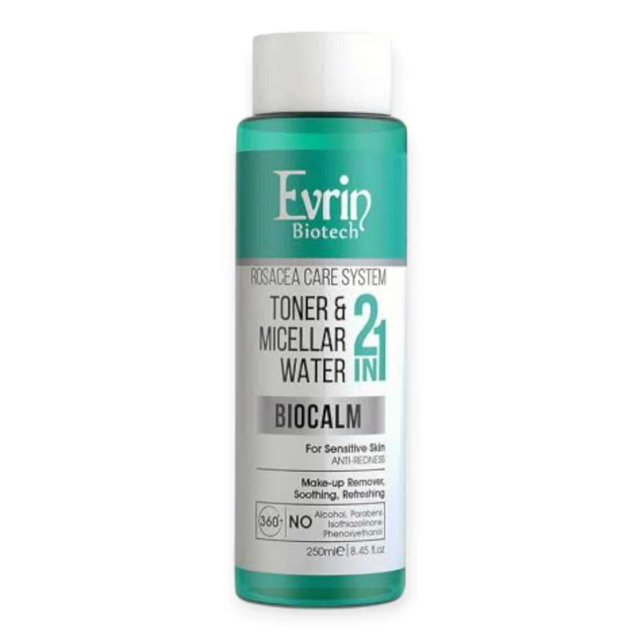 تونر و میسلار واتر پوست حساس اورین Evrin مدل BioCalm حجم 250 میل