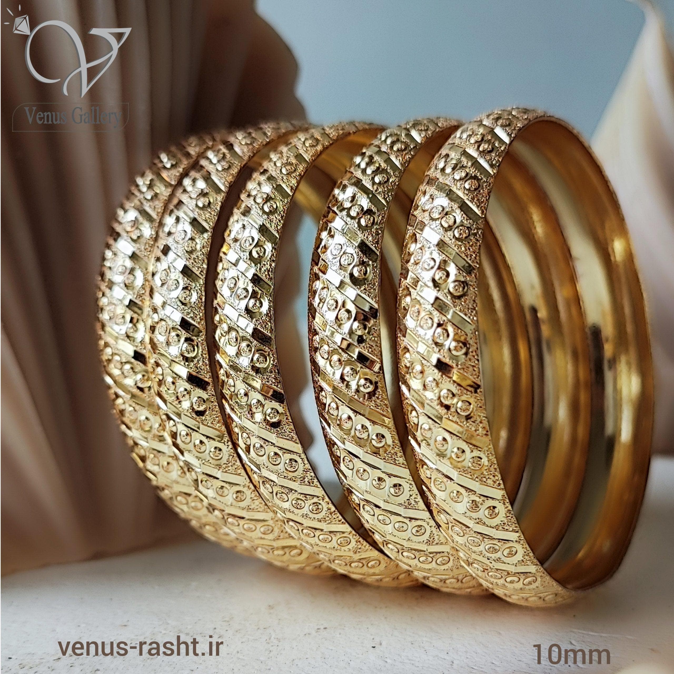 النگو ژوپینگ طرح طلا مدل نقطه کوب کد 1281