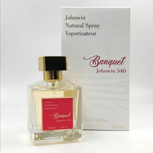عطر ادکلن باکارات رژ 540 (سفید-طلایی) جانوین- جکوینز | MFK Baccarat Rouge 540 حجم 100 میل(شرکتی)