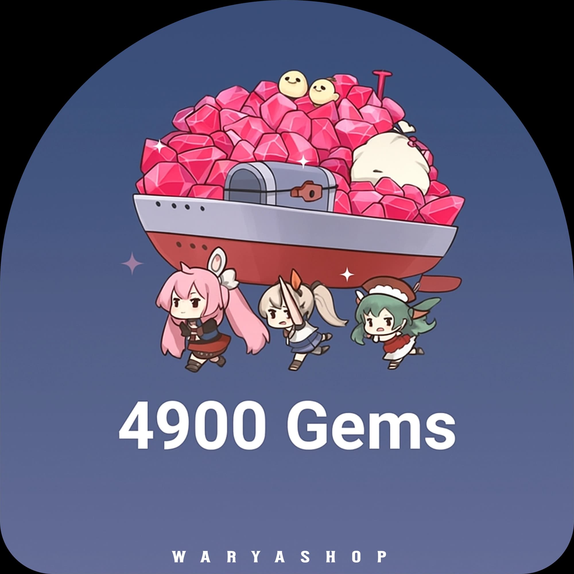 4900 جم بازی آزور لین