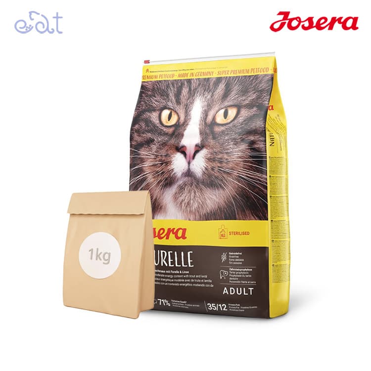 غذای خشک گربه بالغ عقیم شده نیچرله جوسرا مدل Josera Cat Naturelle بسته 1 کیلوگرمی